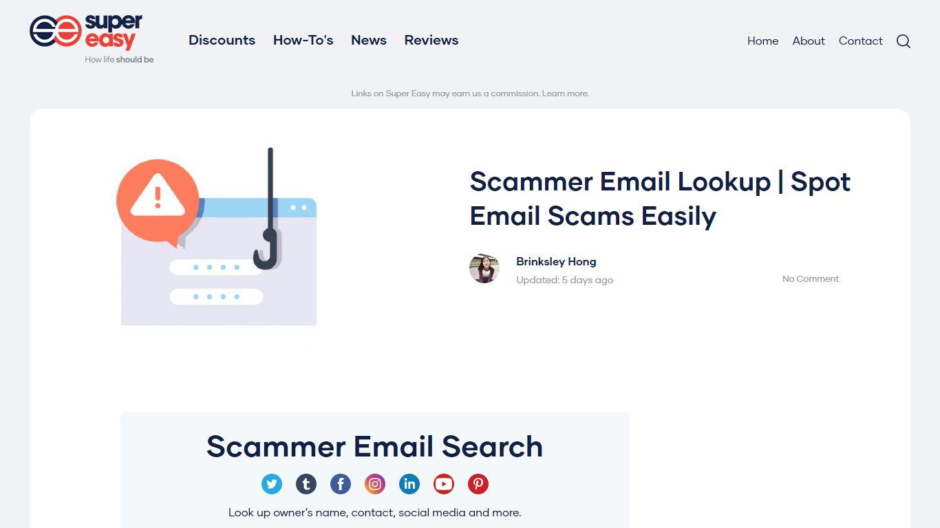 Scammer Email Lookup | Spot Email Scams Easily - Super Easy